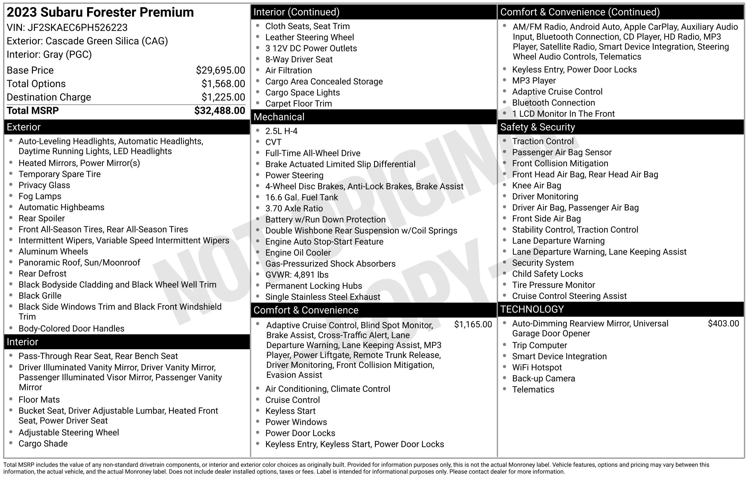 Used 2023 Subaru Forester Premium image 47