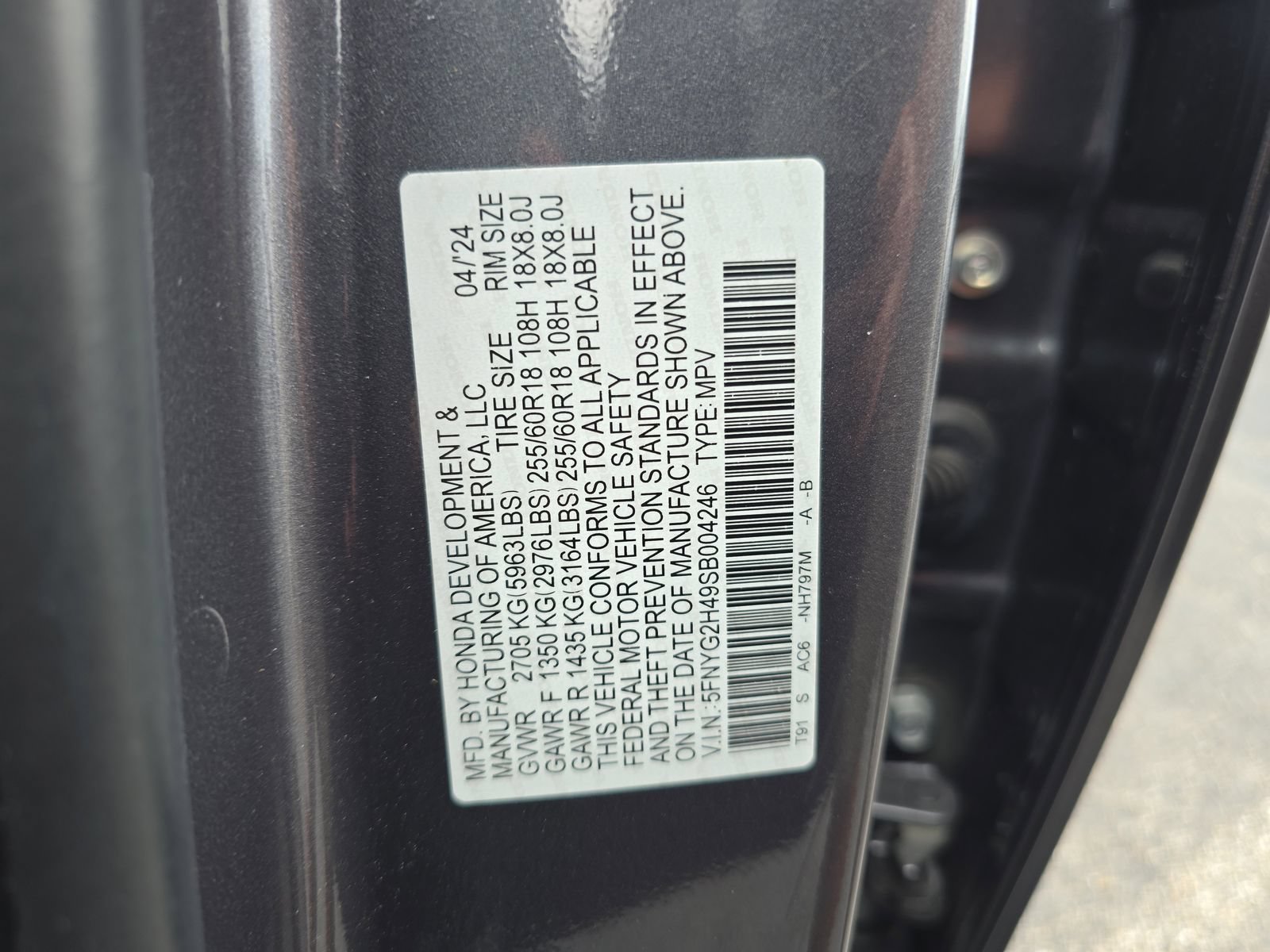 Certified 2025 Honda Pilot EX-L image 30