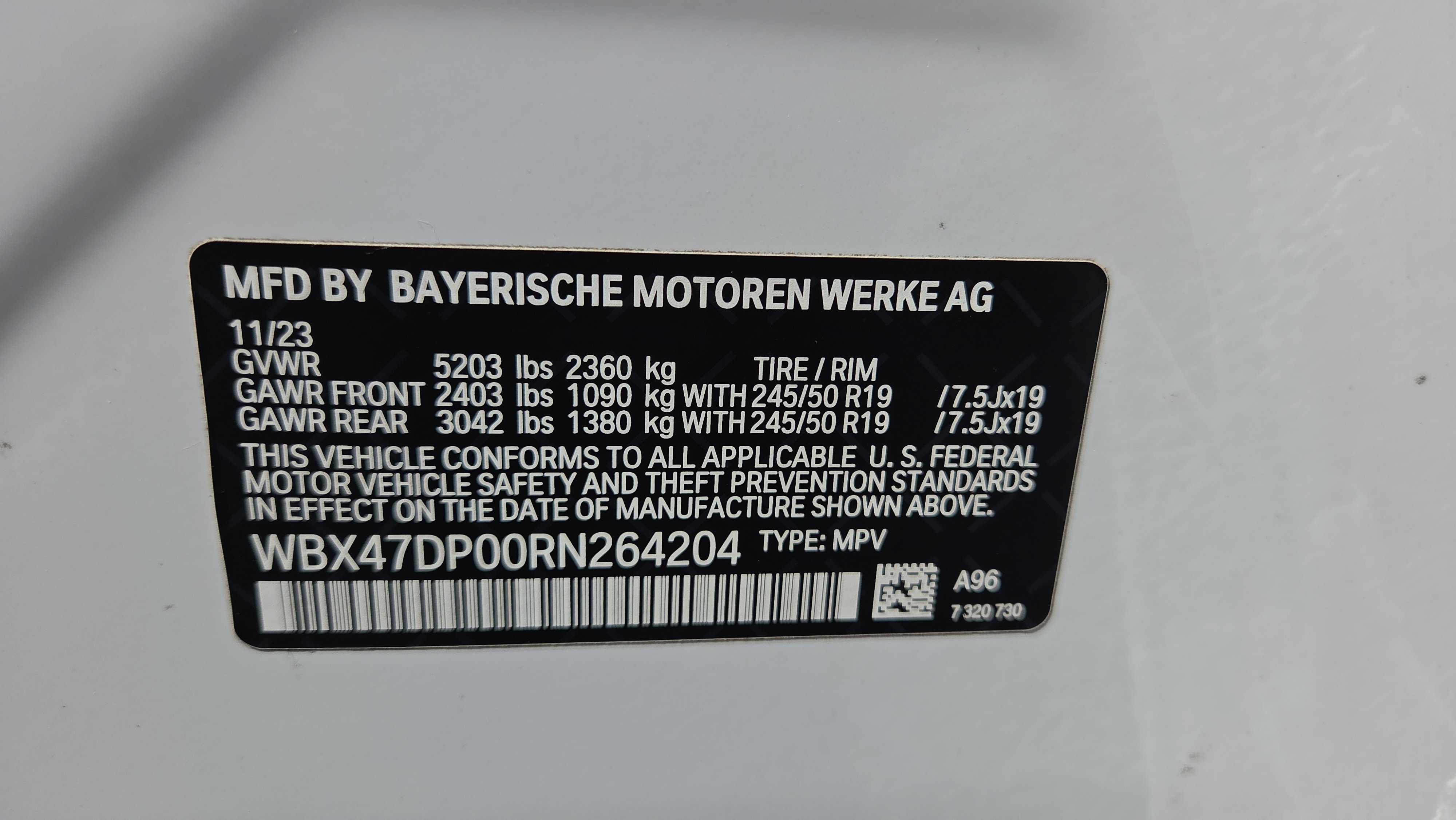 Certified 2024 BMW X3 sDrive30i w/ Premium Package w/ZPA image 27