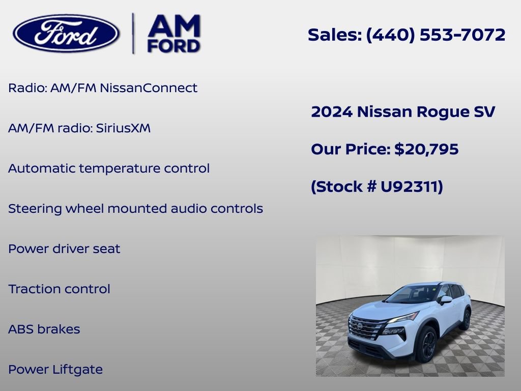 Used 2024 Nissan Rogue SV FWD image 6