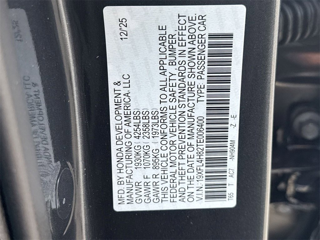 New 2026 Honda Civic Sport image 26