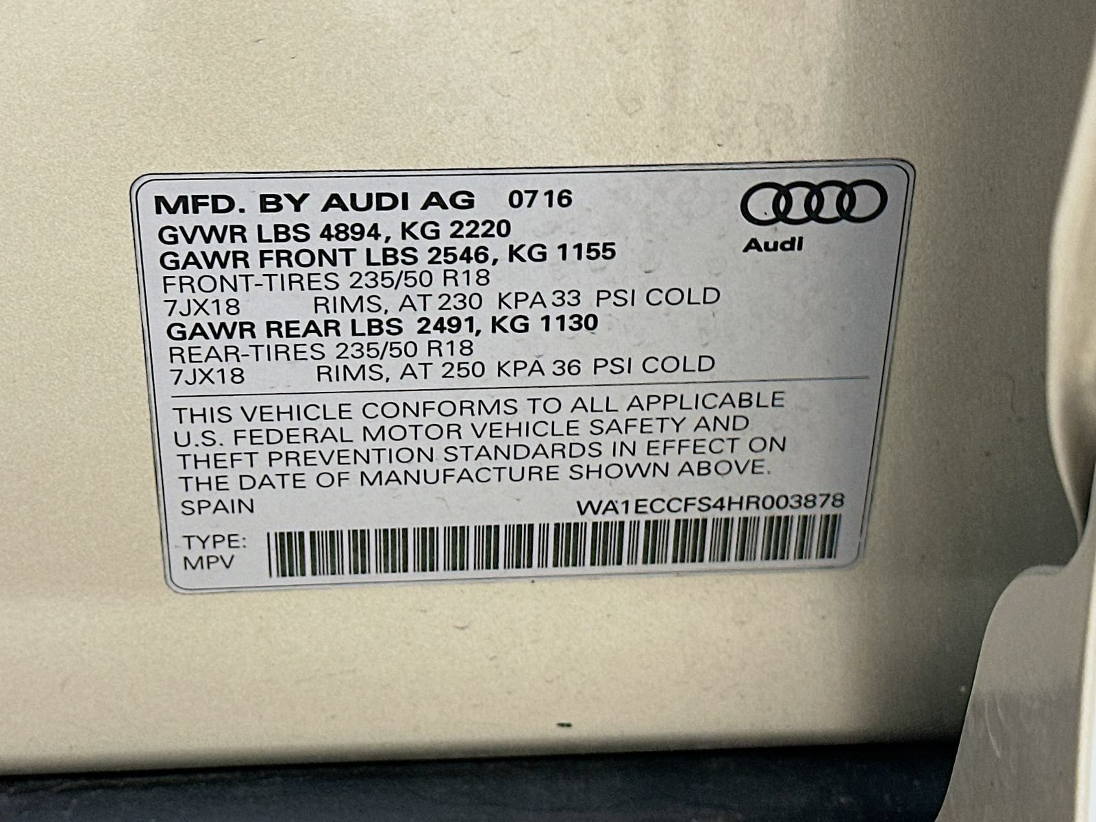 Used 2017 Audi Q3 2.0T Premium w/ Convenience Package AWD/4WD image 46