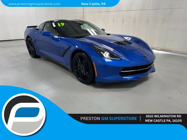Used 2019 Chevrolet Corvette Stingray Coupe w/ Battery Protection Package RWD image 1