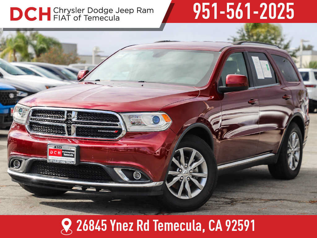 Certified 2018 Dodge Durango SXT w/ Quick Order Package 2BB