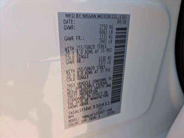 New 2027 INFINITI QX60 Luxe w/ Cargo Package FWD image 17