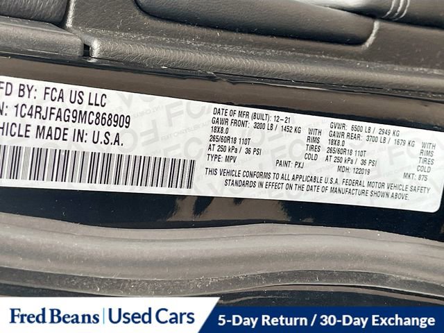 Used 2021 Jeep Grand Cherokee Laredo image 28