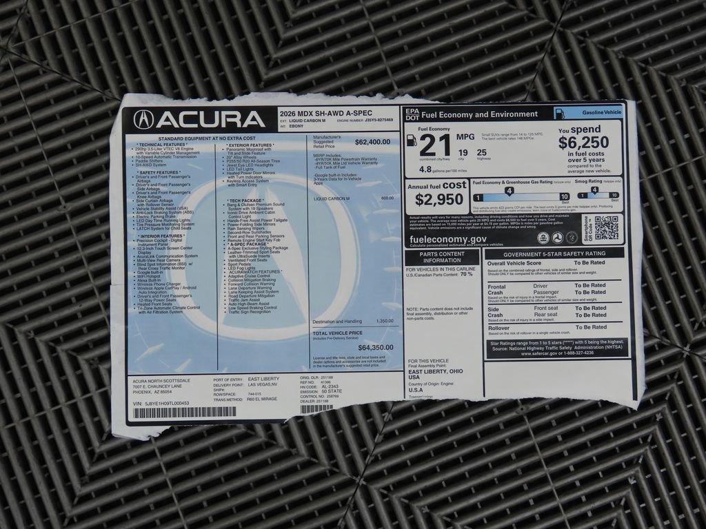 Used 2026 Acura MDX A-Spec image 10