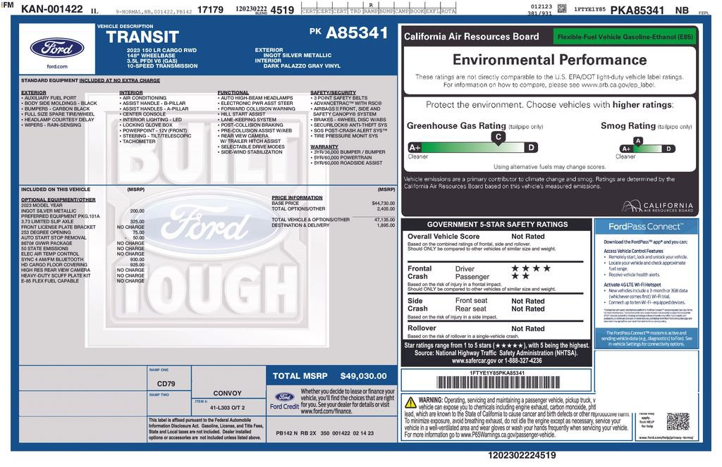 Used 2023 Ford Transit 150 Low Roof image 21