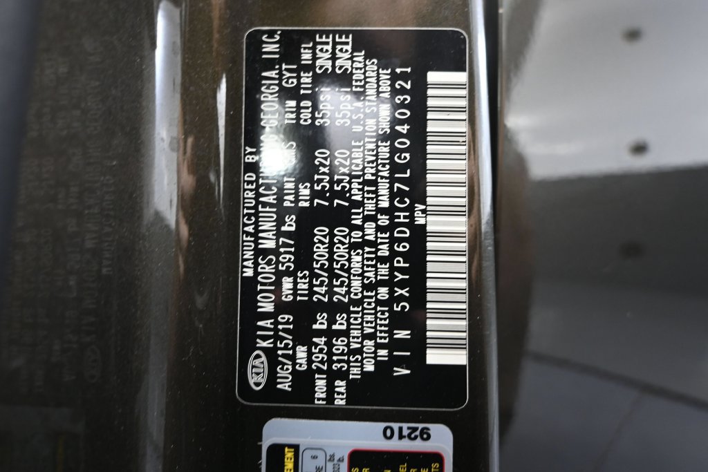 Used 2020 Kia Telluride S w/ S 8 Passenger Seating Package AWD/4WD image 44