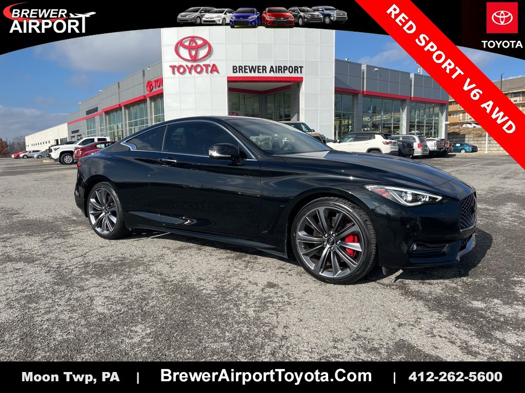 Used 2022 INFINITI Q60 Red Sport 400 w/ Cargo Package image 1