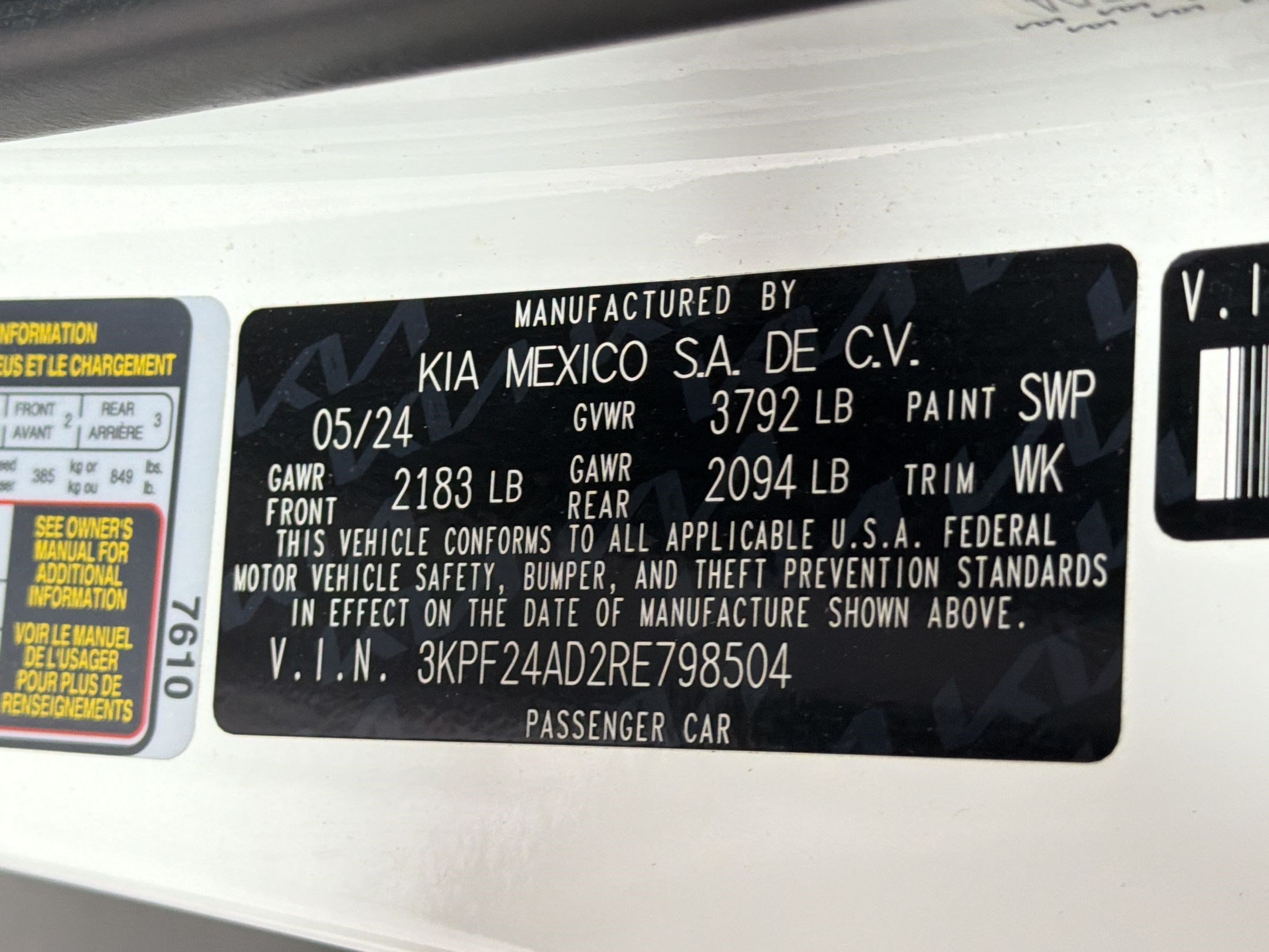 Used 2024 Kia Forte LXS FWD image 19
