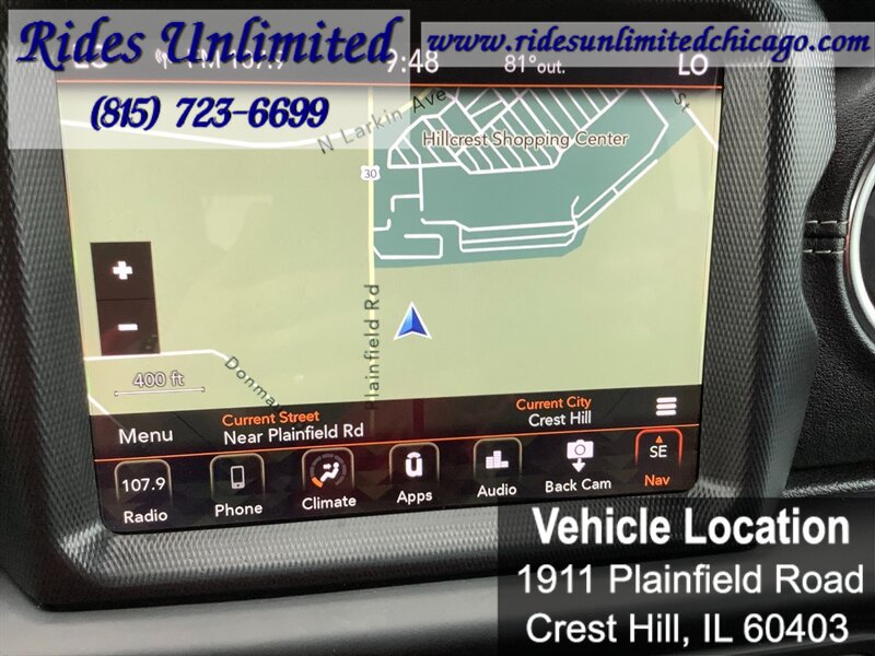 Used 2019 Jeep Wrangler Unlimited Sahara w/ Uconnect 4C Nav & Sound Group AWD/4WD image 20