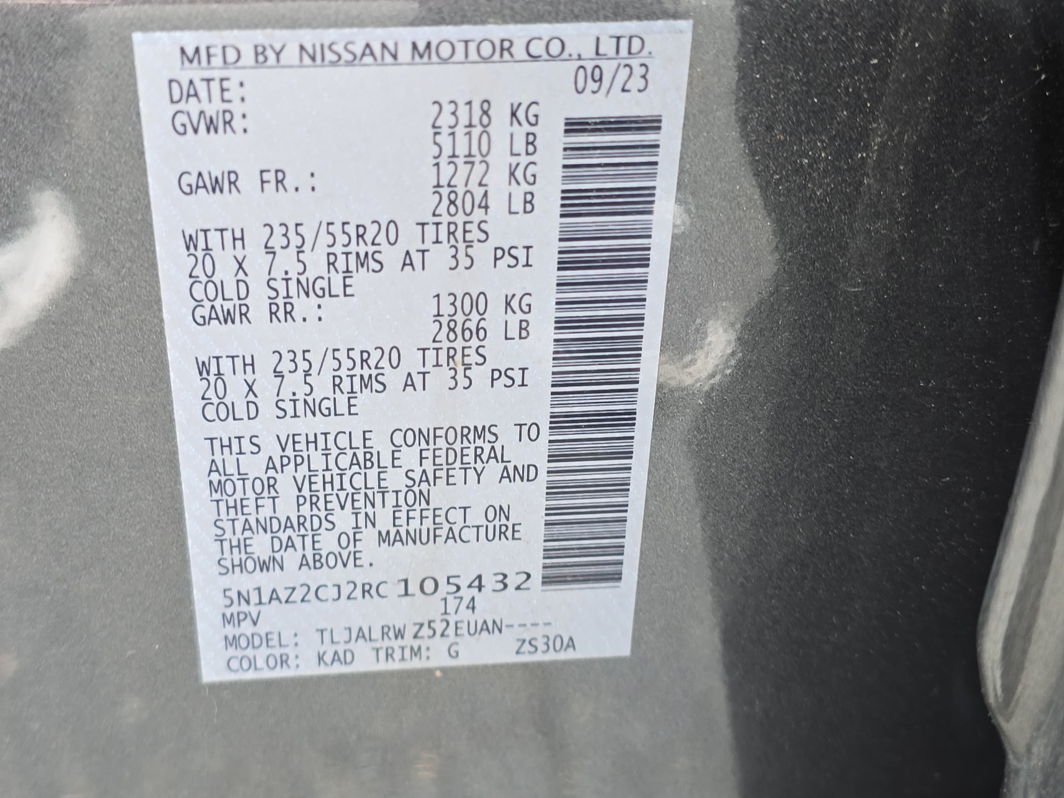 Certified 2024 Nissan Murano SL FWD image 35