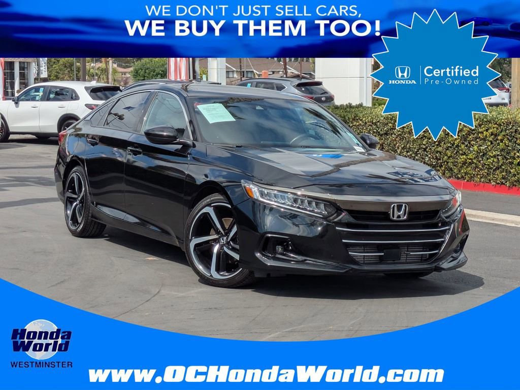 Certified 2022 Honda Accord Sport