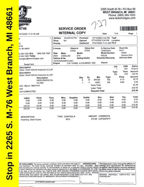 Used 2024 Cadillac XT4 Premium Luxury FWD image 47