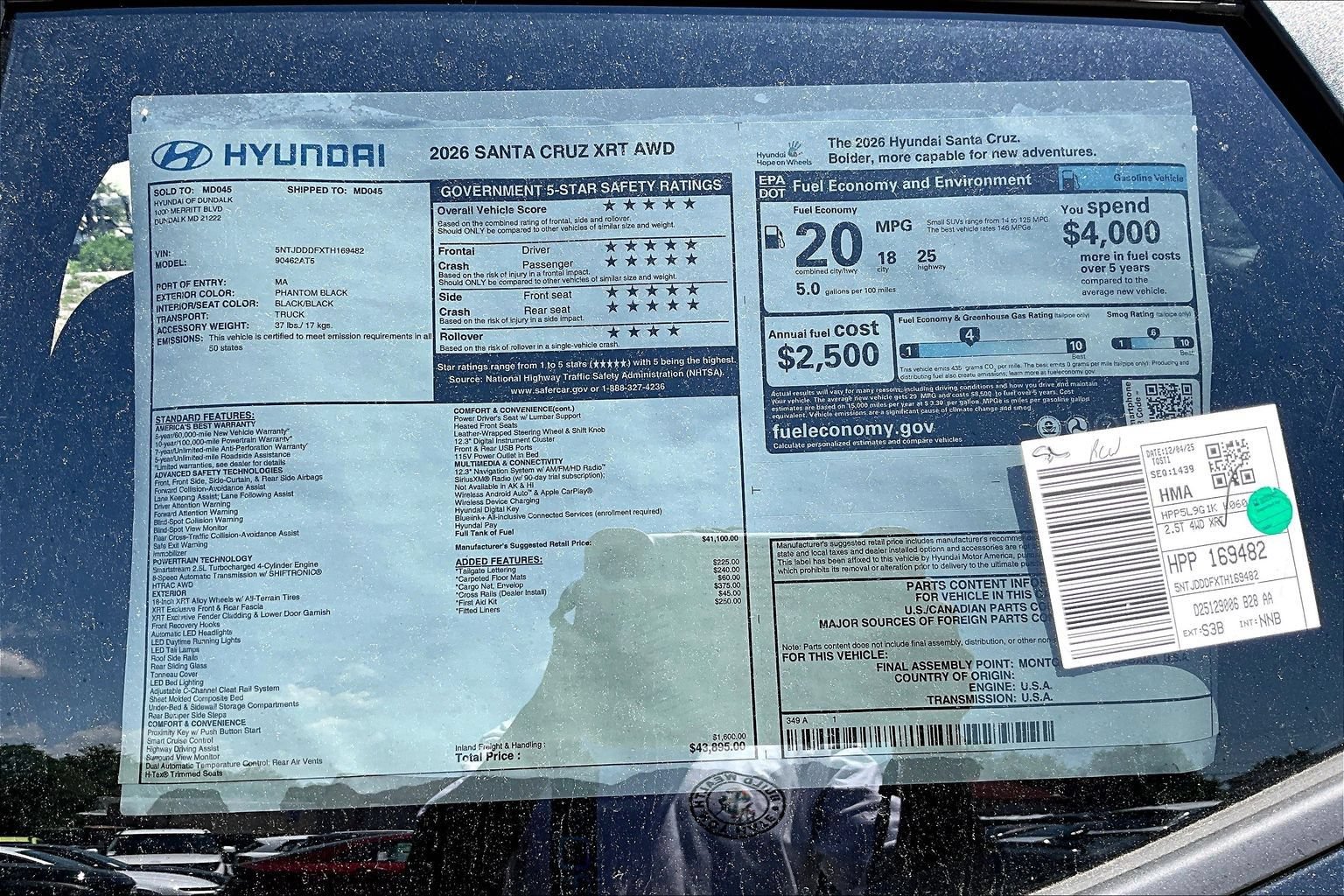 New 2026 Hyundai Santa Cruz XRT AWD/4WD image 18