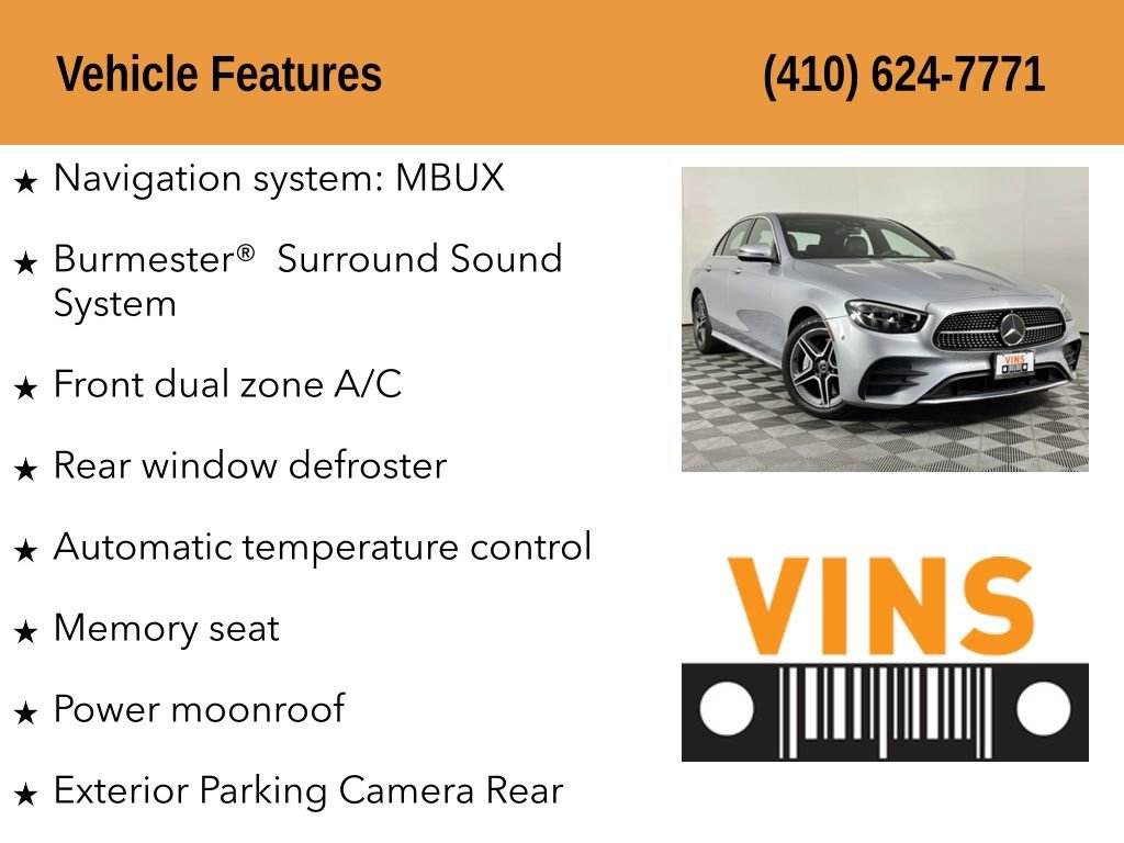 Used 2022 Mercedes-Benz E 450 4MATIC Sedan image 5