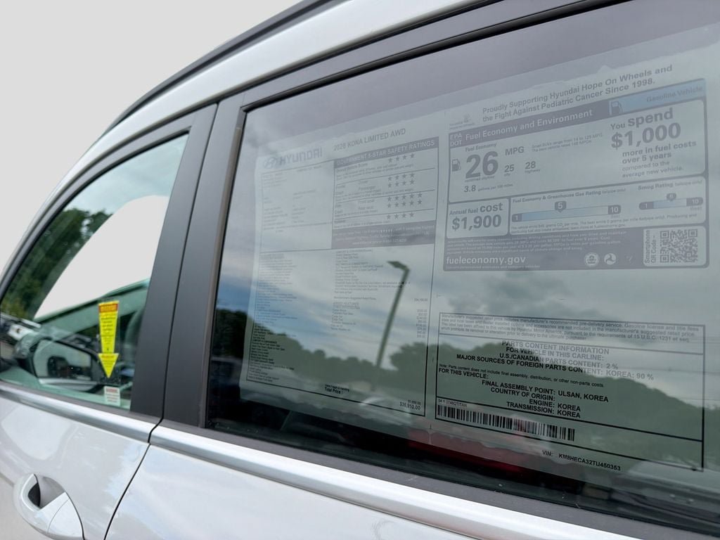 New 2026 Hyundai Kona Limited AWD/4WD image 11
