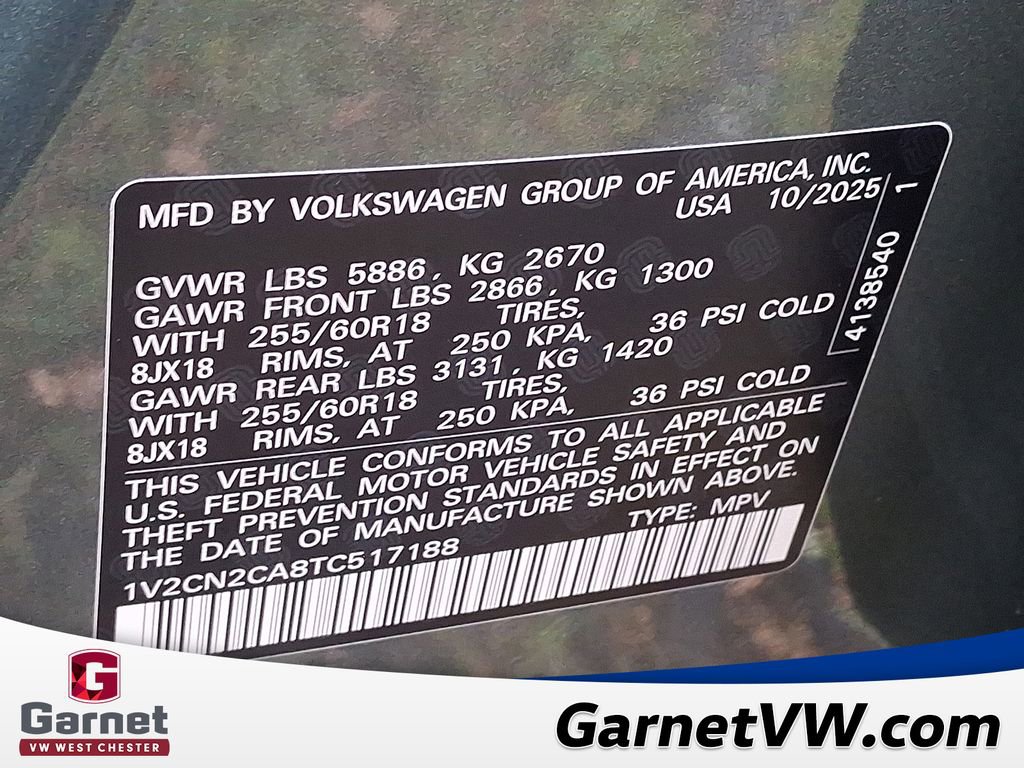 New 2026 Volkswagen Atlas Peak Edition image 13