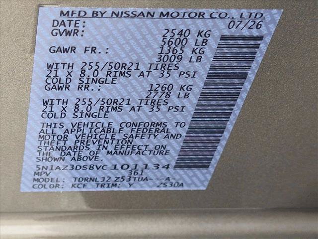 New 2027 Nissan Murano Platinum AWD/4WD image 16
