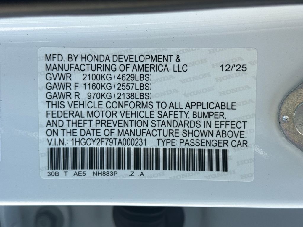 New 2026 Honda Accord Sport image 28