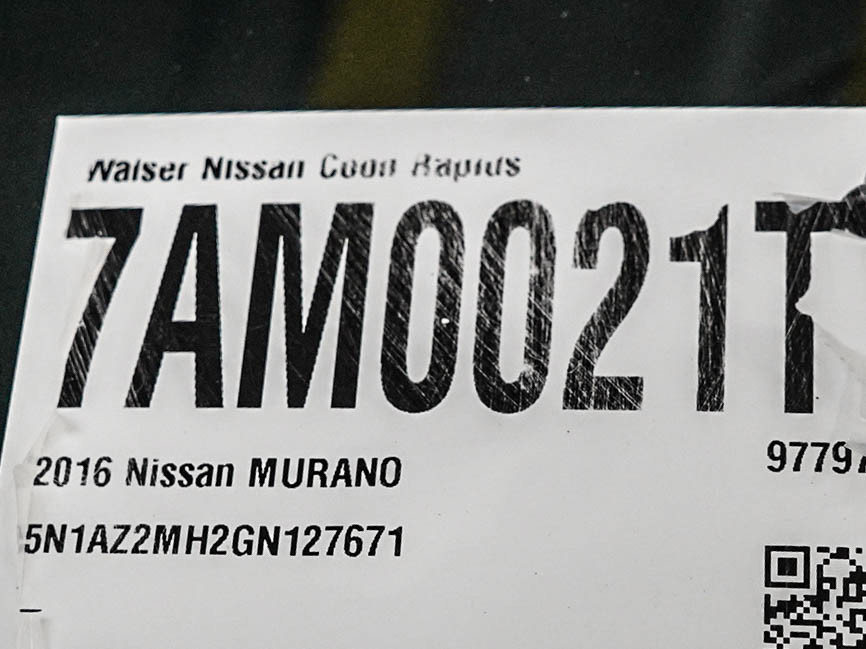 Used 2016 Nissan Murano SL w/ SL Technology Package AWD/4WD image 31