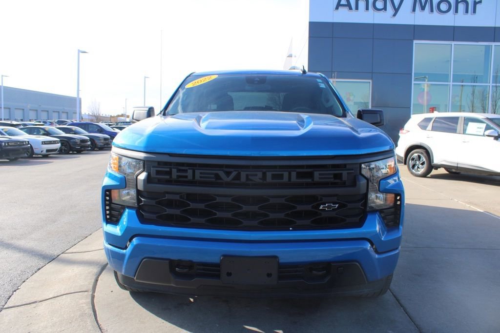 Used 2022 Chevrolet Silverado 1500 Custom w/ LPO, Dark Essentials Package image 2