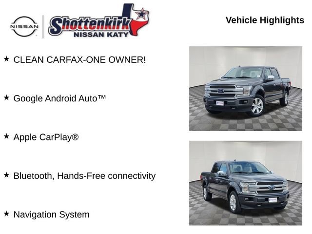 Used 2018 Ford F150 Platinum w/ Equipment Group 701A Luxury image 6