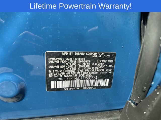 New 2026 Subaru Outback Wilderness w/ Wilderness Plus Package image 30