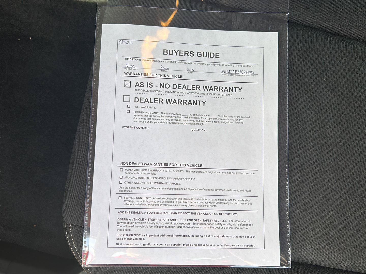 Used 2025 Nissan Rogue S AWD/4WD image 26
