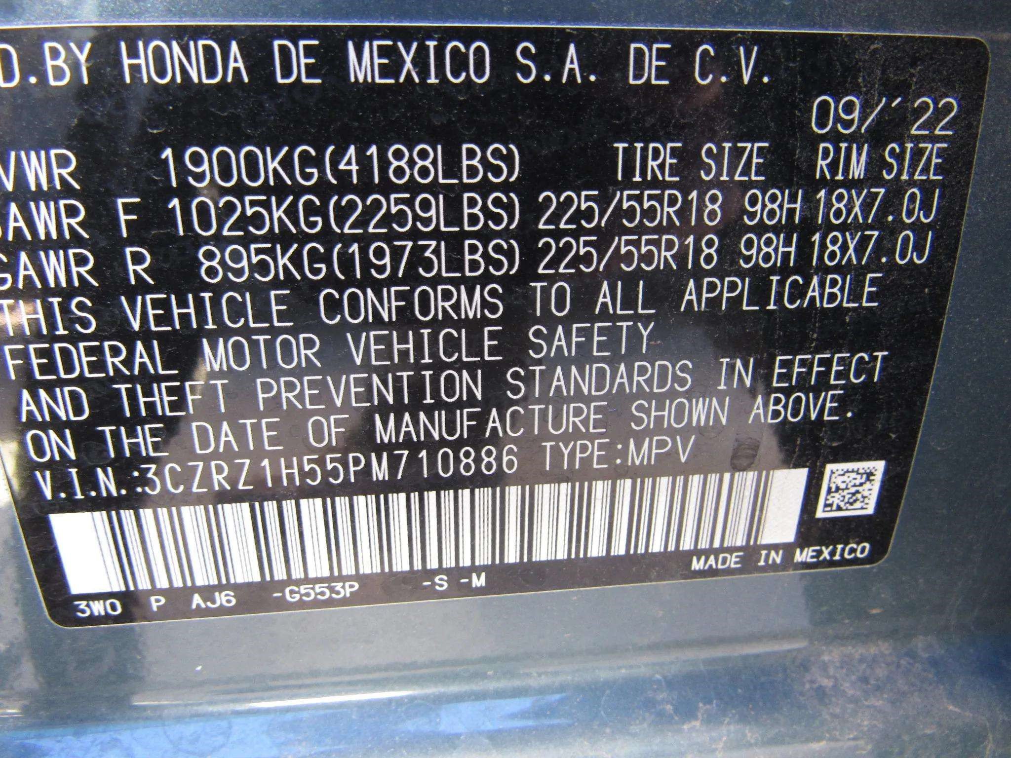 Used 2023 Honda HR-V Sport image 6