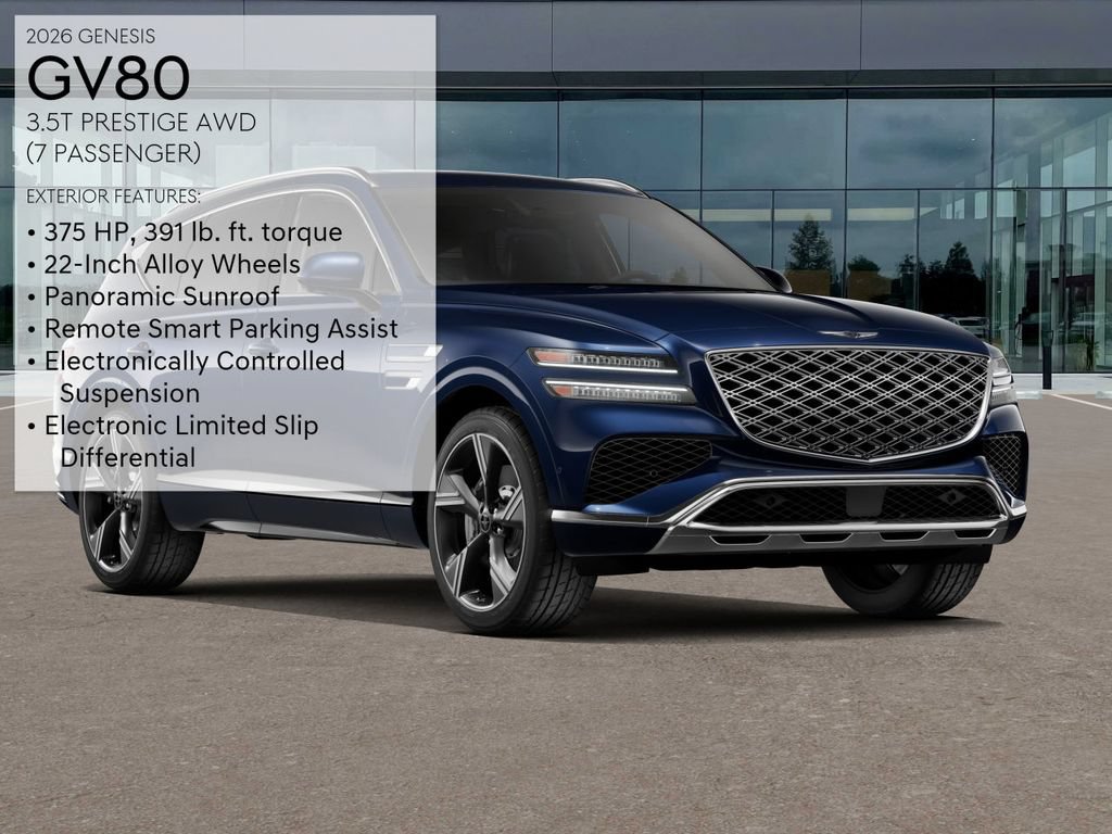 Used 2026 Genesis GV80 3.5T Prestige AWD/4WD image 3