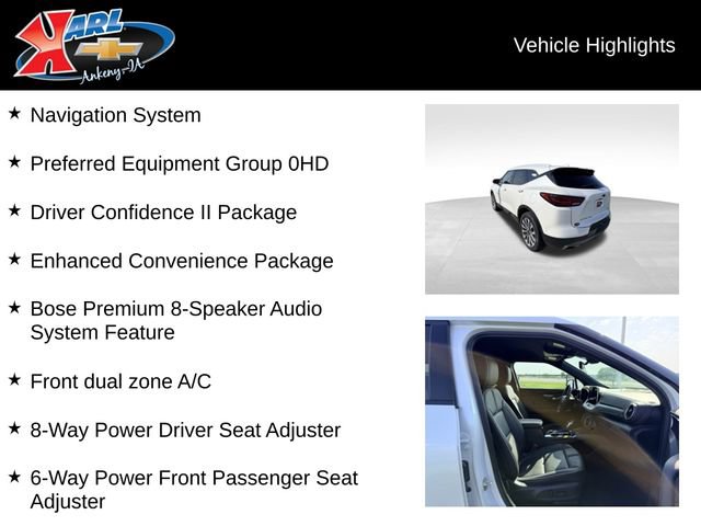 Certified 2024 Chevrolet Blazer Premier w/ Driver Confidence II Package AWD/4WD image 2