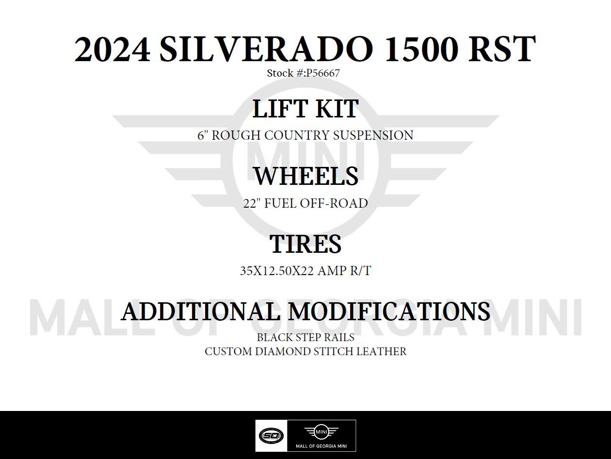 Used 2024 Chevrolet Silverado 1500 RST w/ Z71 Off-Road Package AWD/4WD image 3