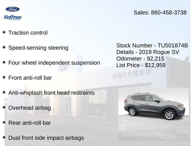 Used 2019 Nissan Rogue SV AWD/4WD image 15