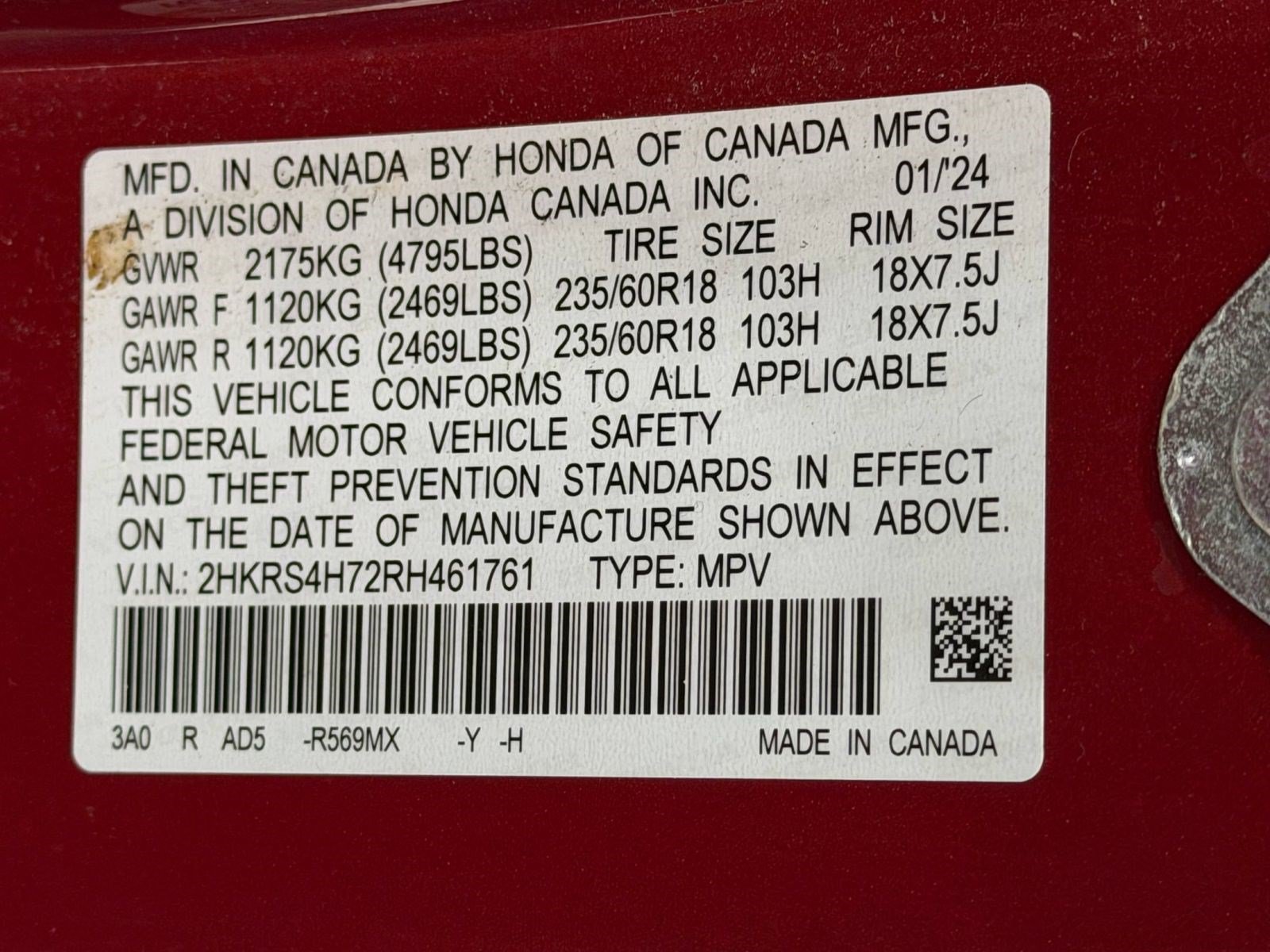 Used 2024 Honda CR-V EX-L image 29