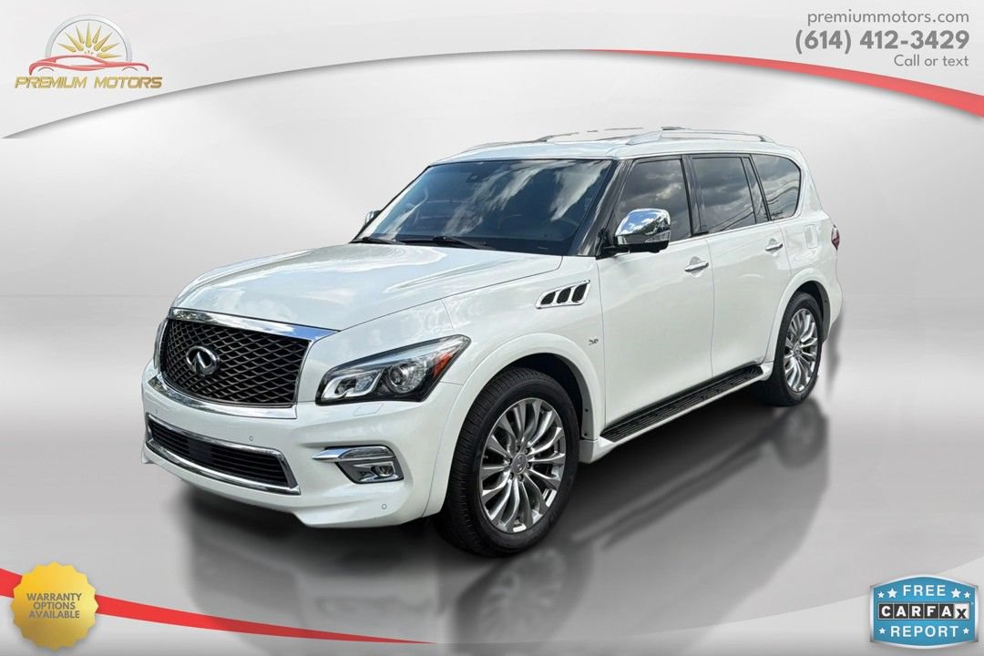Used 2015 INFINITI QX80 4WD w/ Deluxe Technology Package