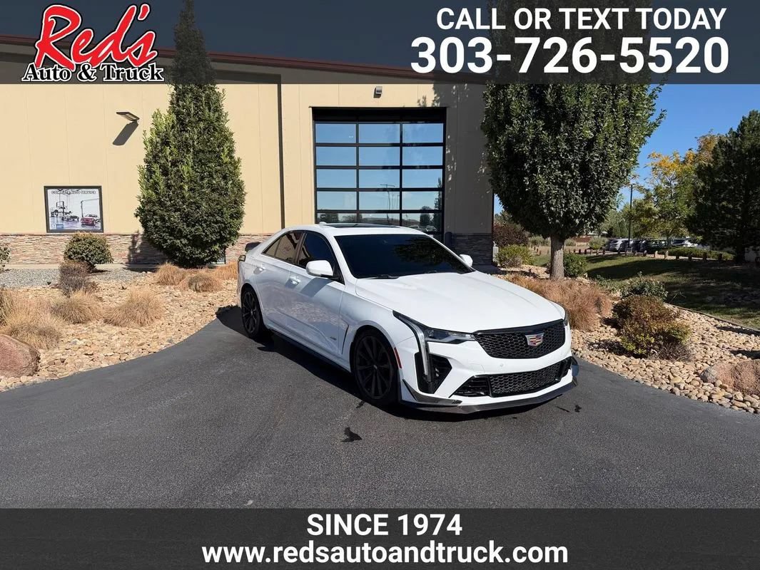Used 2022 Cadillac CT4 V Blackwing w/ Carbon Fiber 1 Package RWD image 1