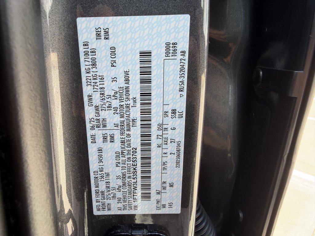 Used 2025 Ford F150 XLT w/ Equipment Group 301A Standard AWD/4WD image 26