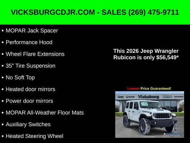 New 2026 Jeep Wrangler Unlimited Rubicon image 33
