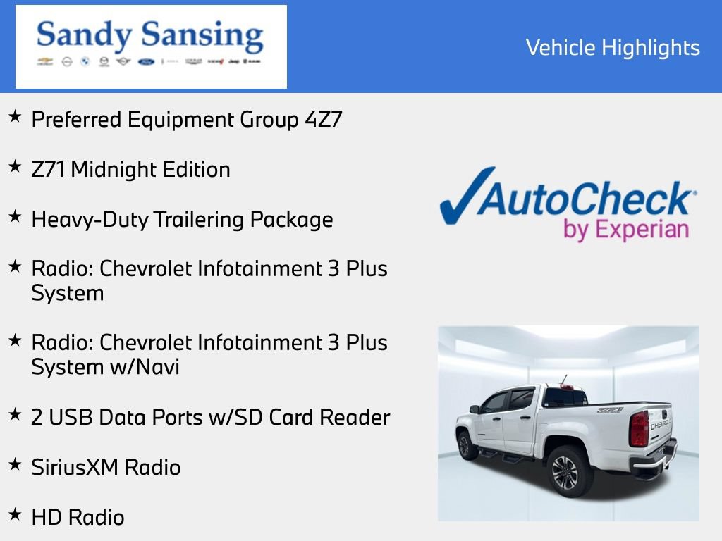 Used 2022 Chevrolet Colorado Z71 AWD/4WD image 7