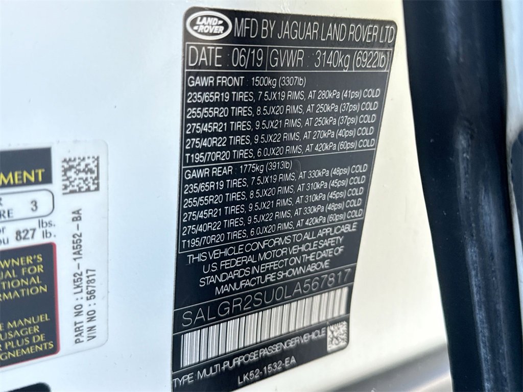 Used 2020 Land Rover Range Rover image 27