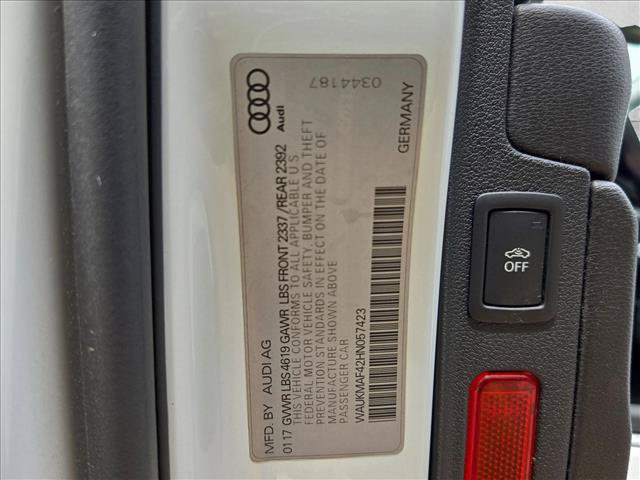 Used 2017 Audi A4 2.0T Ultra Premium w/ Convenience Package FWD image 22
