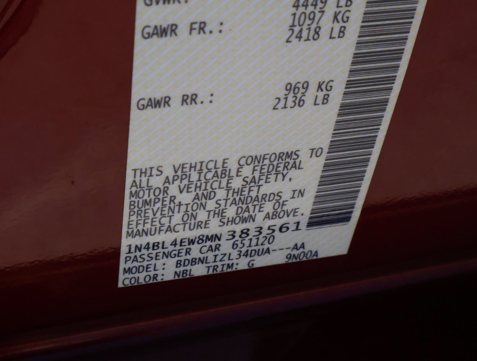 Used 2021 Nissan Altima 2.5 SL AWD/4WD image 21