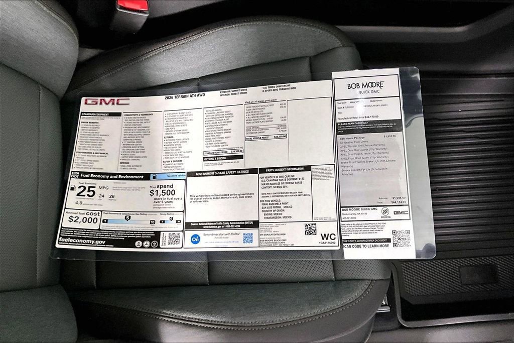 New 2026 GMC Terrain AT4 w/ LPO, Floor Liner Package AWD/4WD image 14