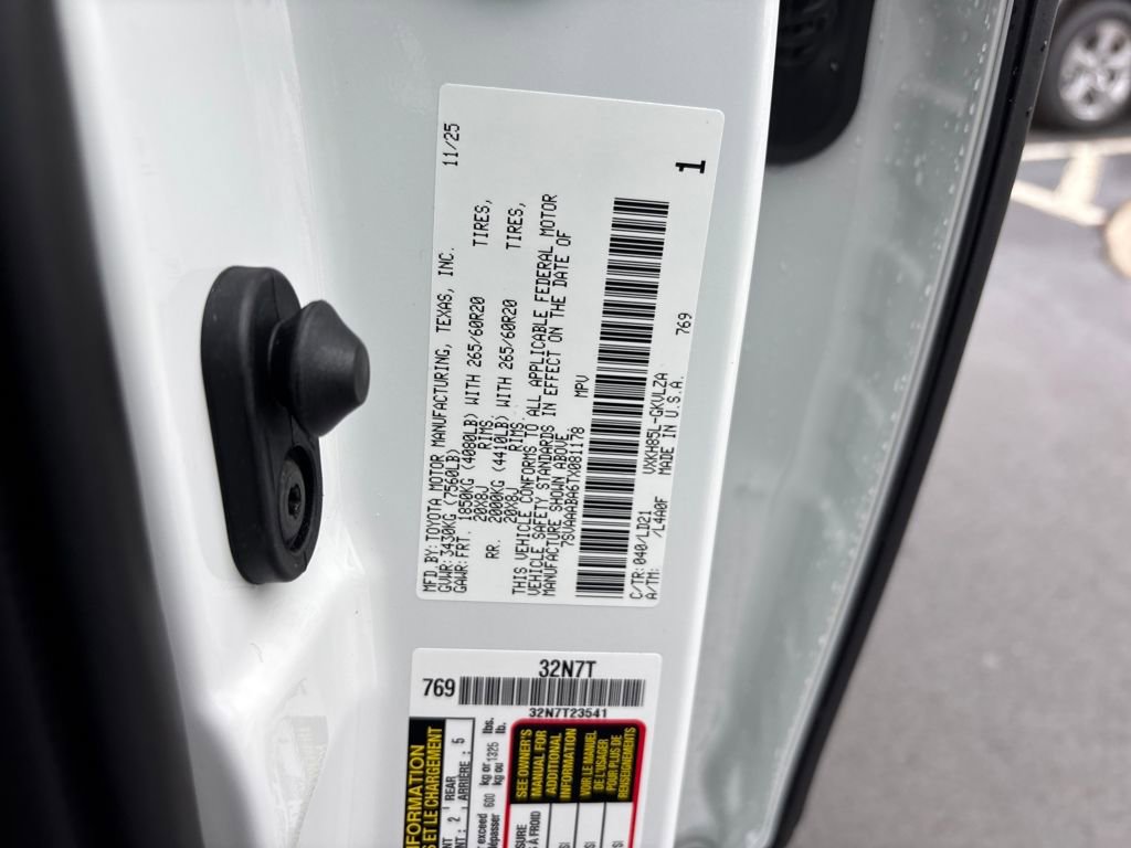 New 2026 Toyota Sequoia Limited image 19