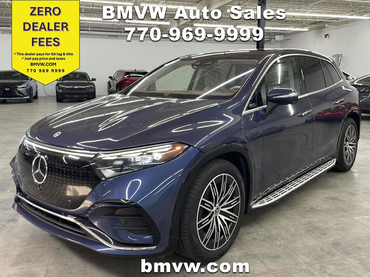 Used 2023 Mercedes-Benz EQS 450+ 4MATIC SUV w/ AMG Line Exterior Package image 1