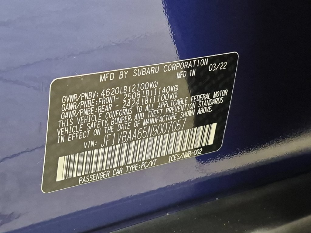 Used 2022 Subaru WRX AWD/4WD image 32