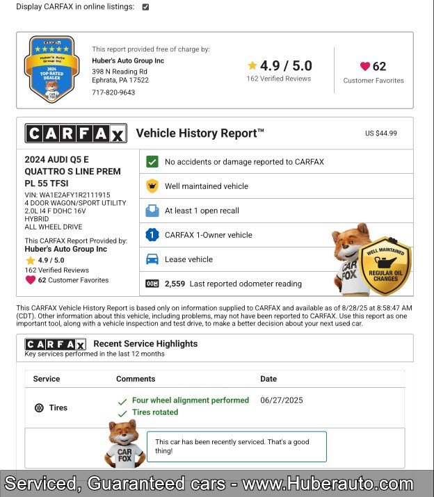 Used 2024 Audi Q5 e Premium Plus image 5