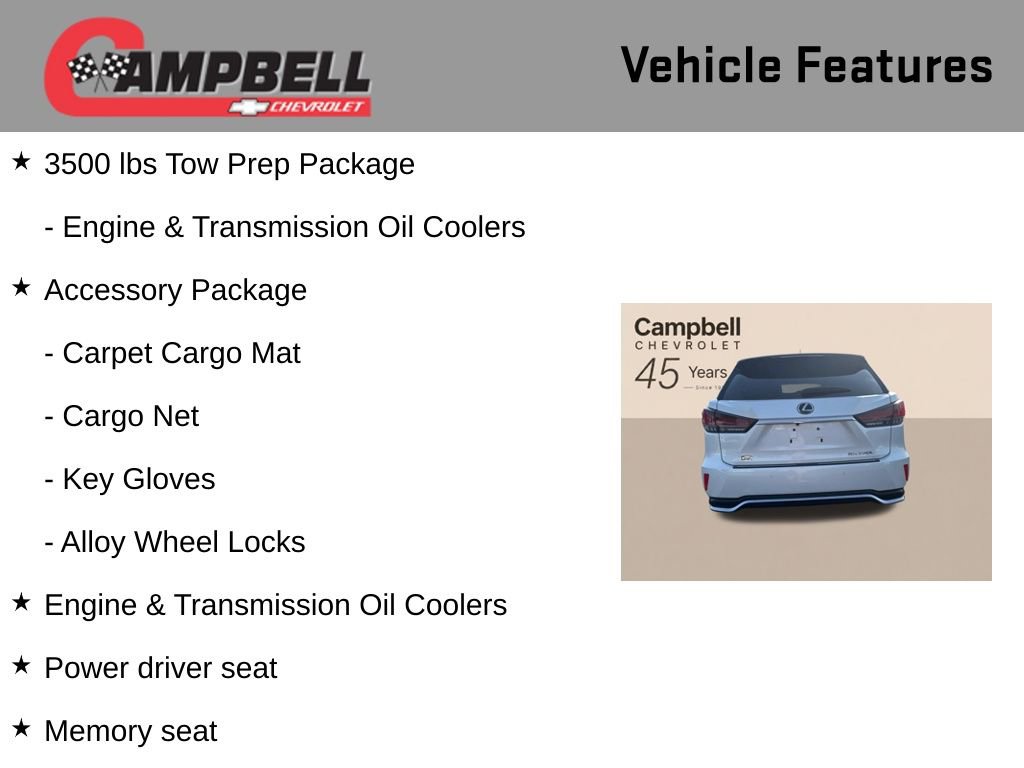 Used 2020 Lexus RX 350L Luxury w/ Accessory Package FWD image 10